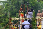 kumbabishekam Srirangam rajagopura kalasam